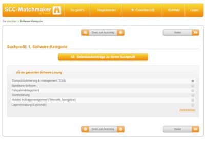 >50 Speditionssoftware-Anbieter (TMS) im Online Vergleich auf www.speditionssoftware-vergleich.de