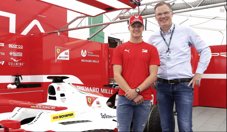SSI Schäfer begrüßt Formel-2-Fahrer Mick Schumacher als Markenbotschafter