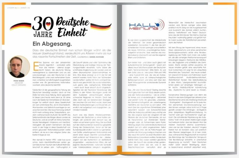 30 Jahre Deutsche Einheit – Ein Abgesang.