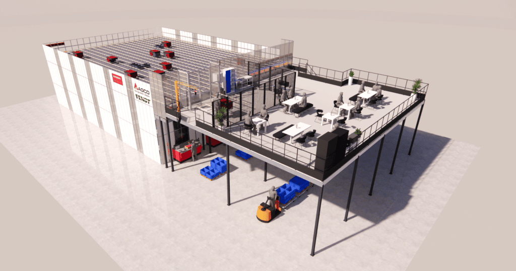 3D Visualisierung AutoStore-Anlage