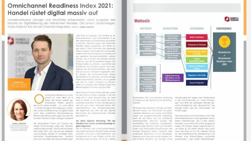 Omnichannel Readiness Index 2021: Handel rüstet digital massiv auf