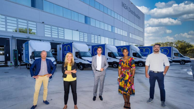 IKEA Österreich stellt Elektrofahrzeug-Flotte vor