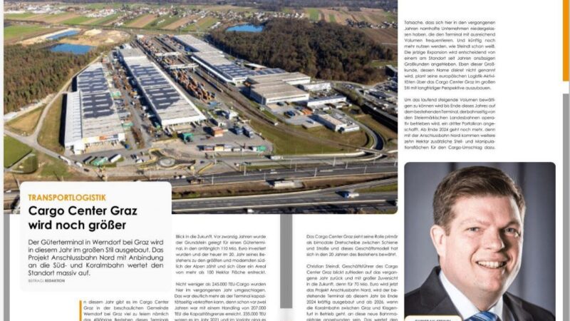 Cargo Center Graz wird noch größer
