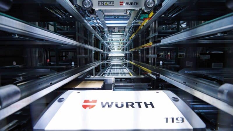 Würth automatisiert an vier Standorten mit KNAPP