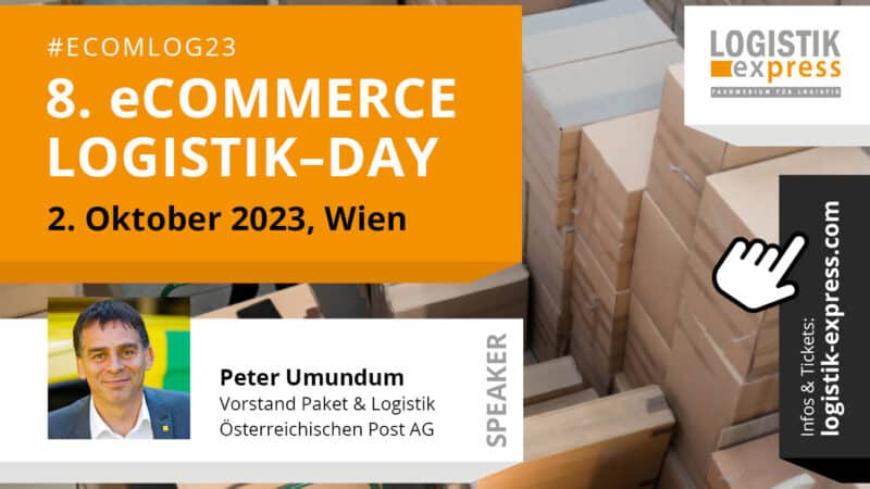Key-Speaker Peter Umundum am 8. eCommerce Logistik-Day 2023
