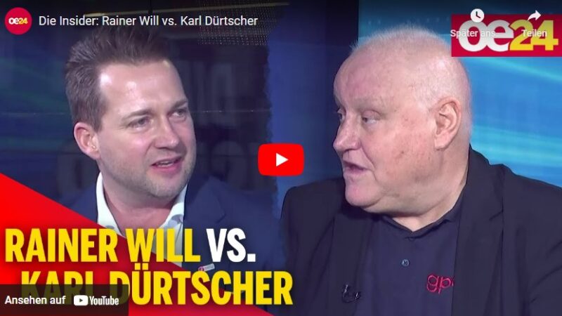 Die Insider: Rainer Will vs. Karl Dürtscher