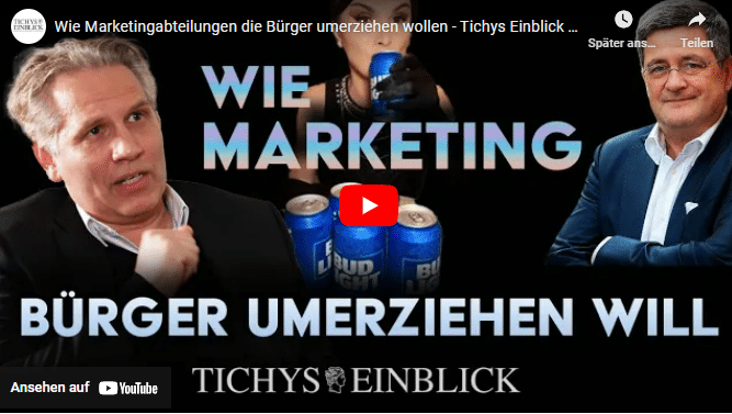 Wie Marketingabteilungen die Bürger umerziehen wollen – Tichys Einblick Talk mit Oliver Errichiello