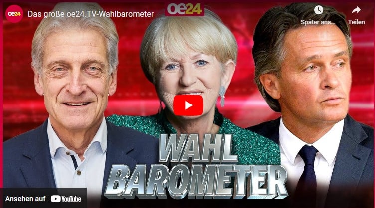 Das große oe24.TV-Wahlbarometer – 30.11.2023