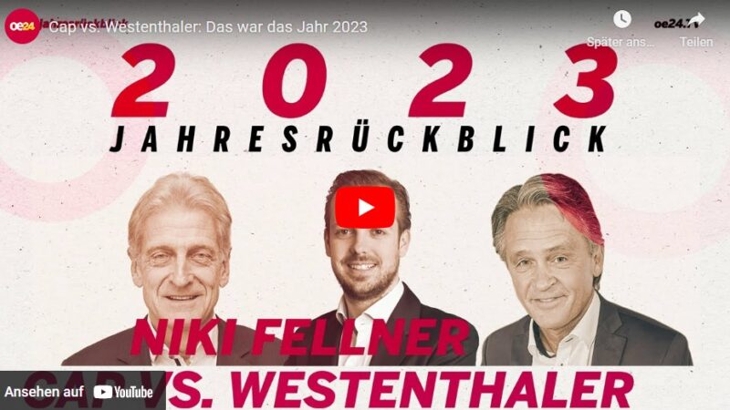 Cap vs. Westenthaler: Das war das Jahr 2023