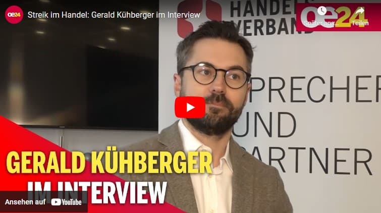 Streik im Handel: Gerald Kühberger im Interview
