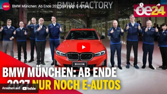 BMW München: Ab Ende 2027 nur noch E-Autos