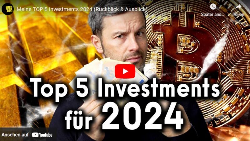 TOP 5 Investments 2024 (Rückblick & Ausblick)