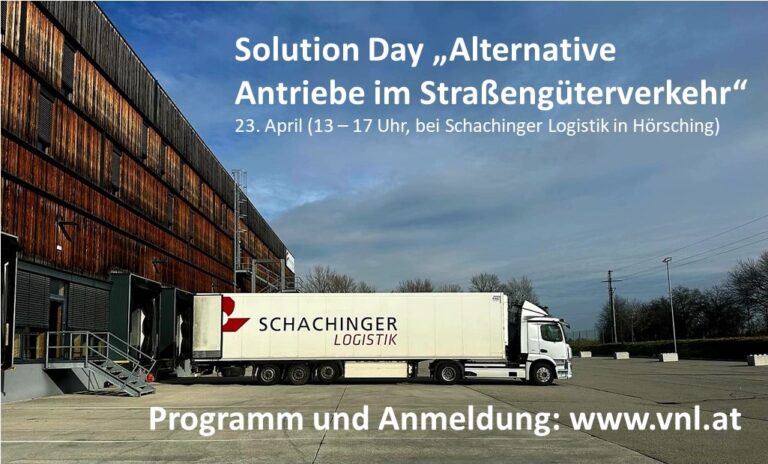 VNL-Solution Day „Alternative Antriebe im Straßengüterverkehr“