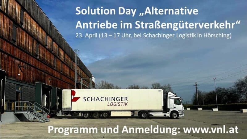 VNL-Solution Day „Alternative Antriebe im Straßengüterverkehr“